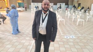 Our beloved Cllr Imraan Moosa in full support at the Saaberie Chishty vaccination drive