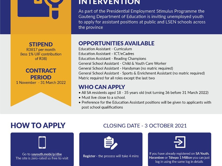 Employment opportunities